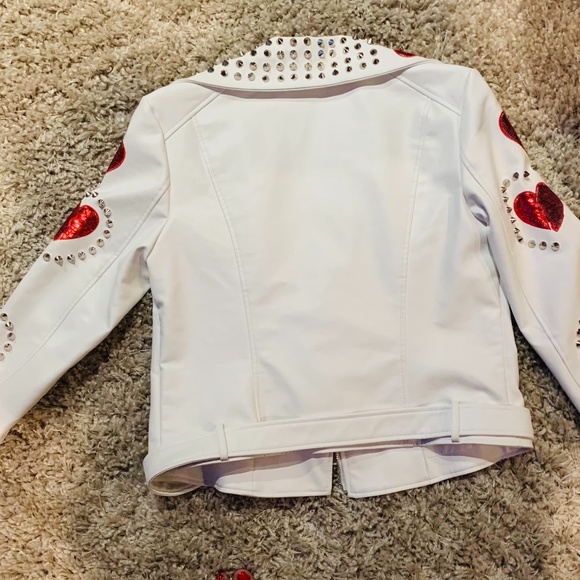 Sweetheart Studded Faux Leather Jacket - Picture 2 of 4